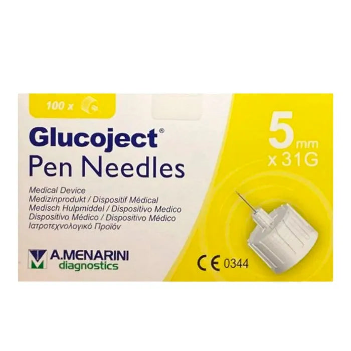 Menarini Glucoject Insulinkanüle 31gx5mm 100U