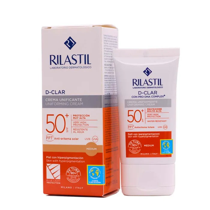 Rilastil D-Clar Spf50+ Vereinheitlichende Creme Medium 40ml