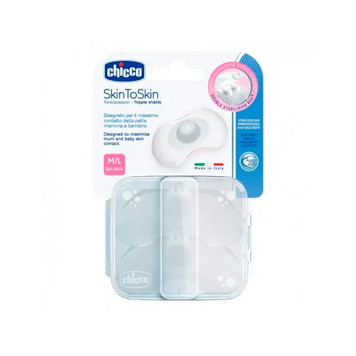 CHICCO Nippelschoner Silikon Grösse M-L 2 Stück