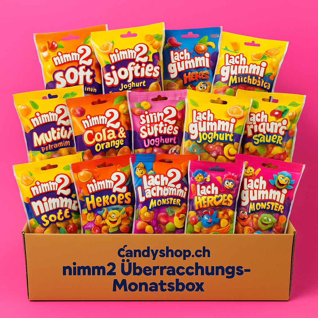 Candyshop.ch Nimm2 Fruchtgummi Monatsbox 175g EU-Herstellung