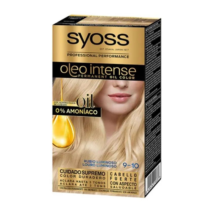 Syoss Oleo Intense Permanente Haarfarbe 9-10 Luminous Blonde