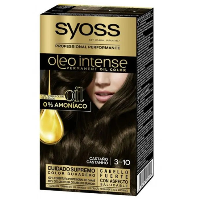 SYOSS Oleo Intense Permanente Haarfarbe 3-10 Braun