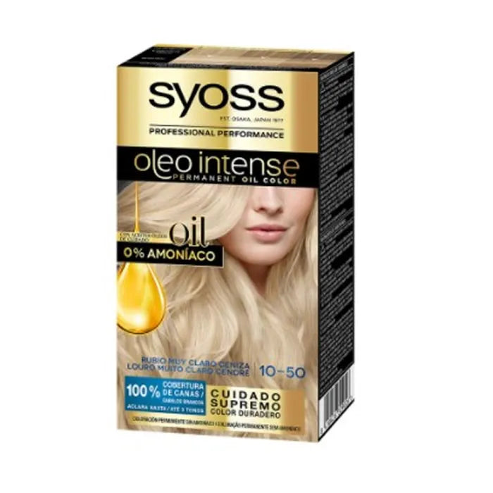 SYOSS Oleo Intense permanente Haarfarbe 10-50 Licht Aschblond 50 ml