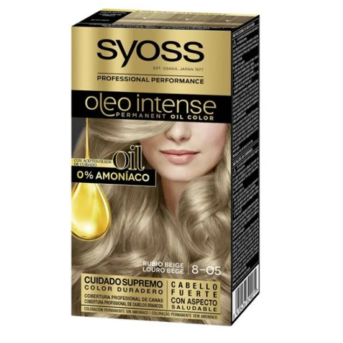 Syoss Oleo Intense Permanente Haarfarbe 8-05 Beige Blond