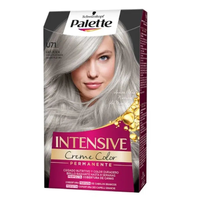 Schwarzkopf Palette Intensive Creme Color Tint U71 Grey Silver 60ml