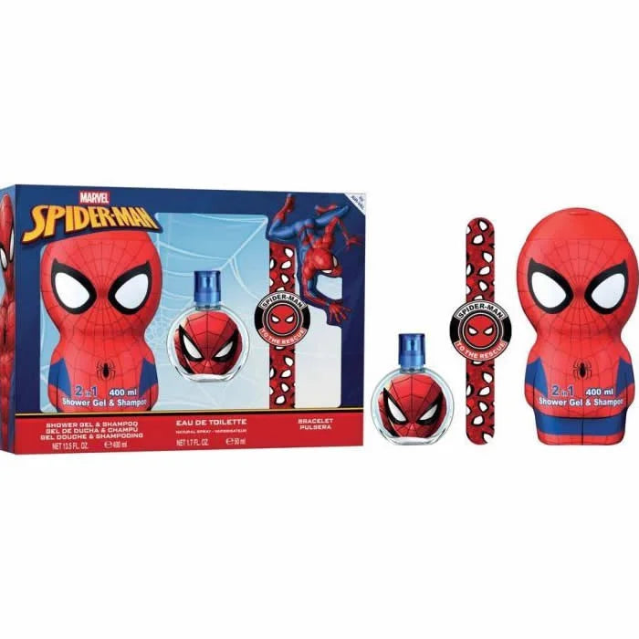 Marvel Spiderman Eau De Toilette Spray 50ml Set 3 Artikel