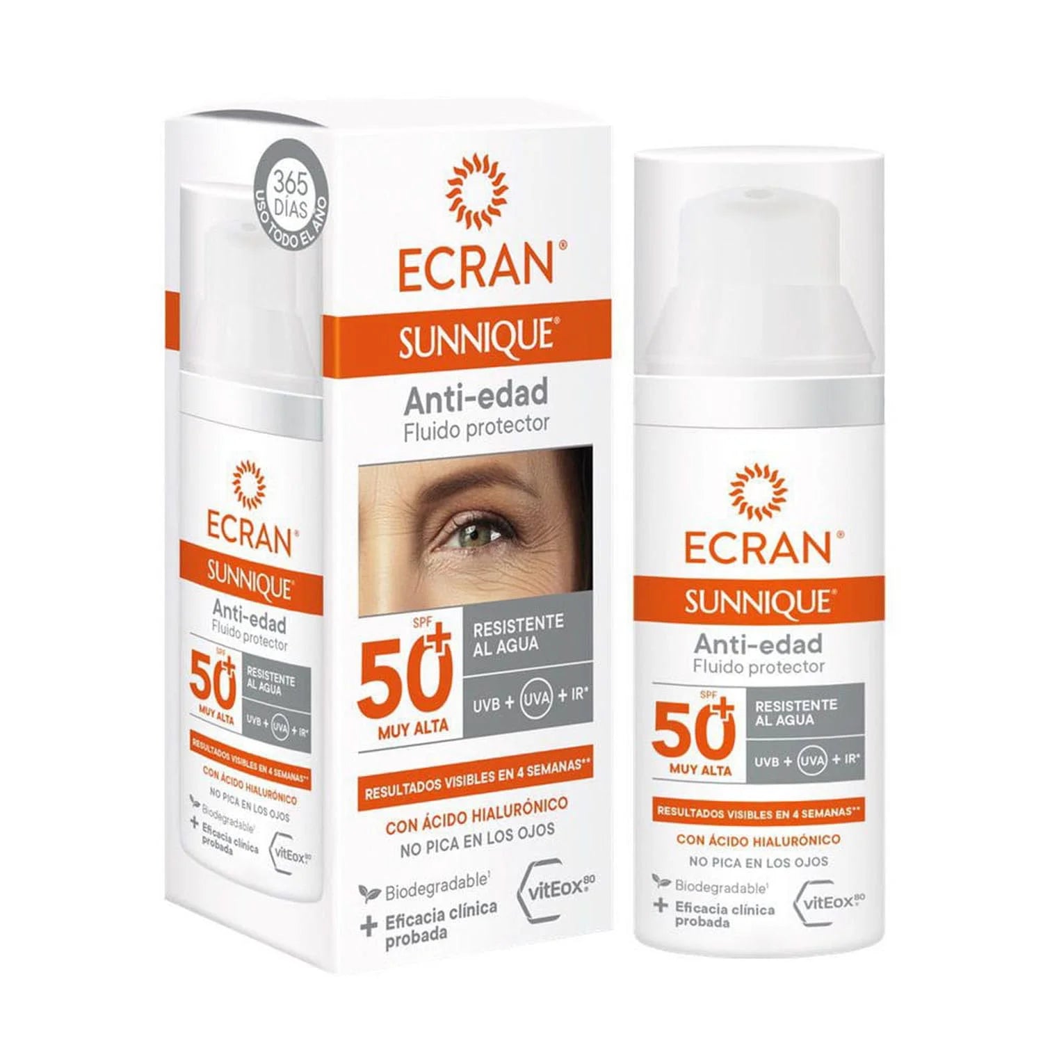 Ecran Sunnique Anti-Edad Facial Spf50 50ml