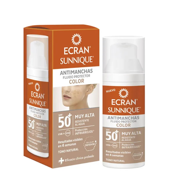 Ecran Sunnique Antimanchas Color SPF50 Sonnenschutz 50 ml