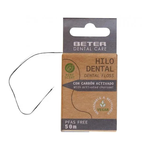 Beter Hilo Dental Aktivkohle Zahnseide 50 m