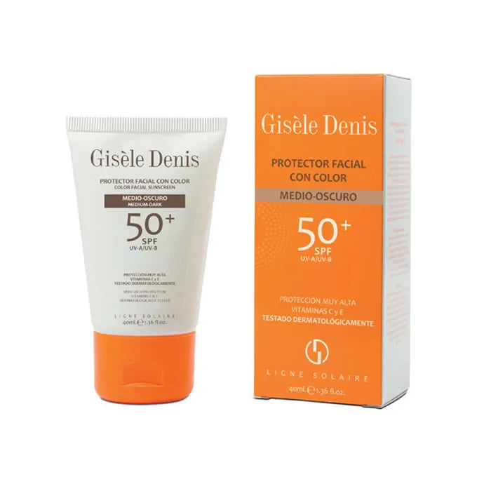GISÈLE DENIS Color Facial Sunscreen SPF50+ Medium/Dark 40ml
