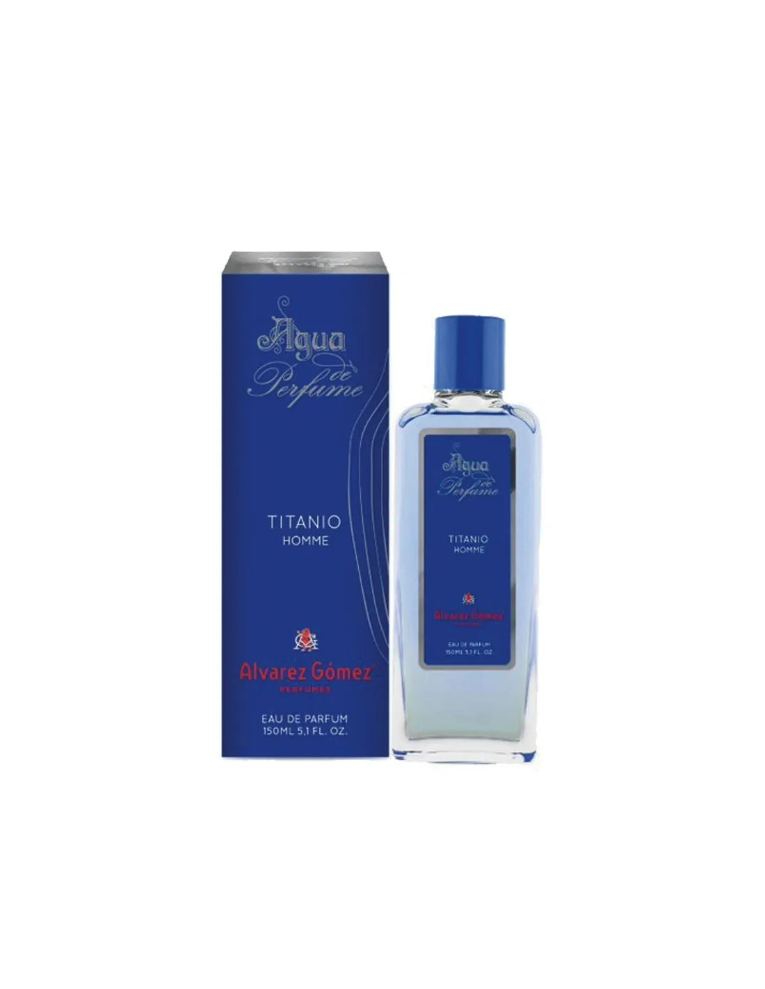 ALVAREZ GÓMEZ Titanio Homme Eau de Parfum Spray 150ml Flasche