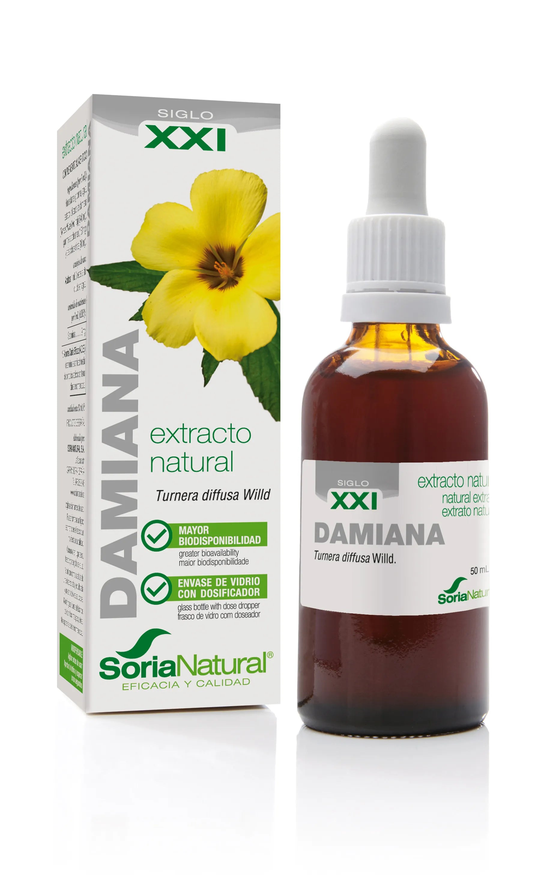 SORIA Extracto Damiana S XXI 50ml Pflanzenextrakt