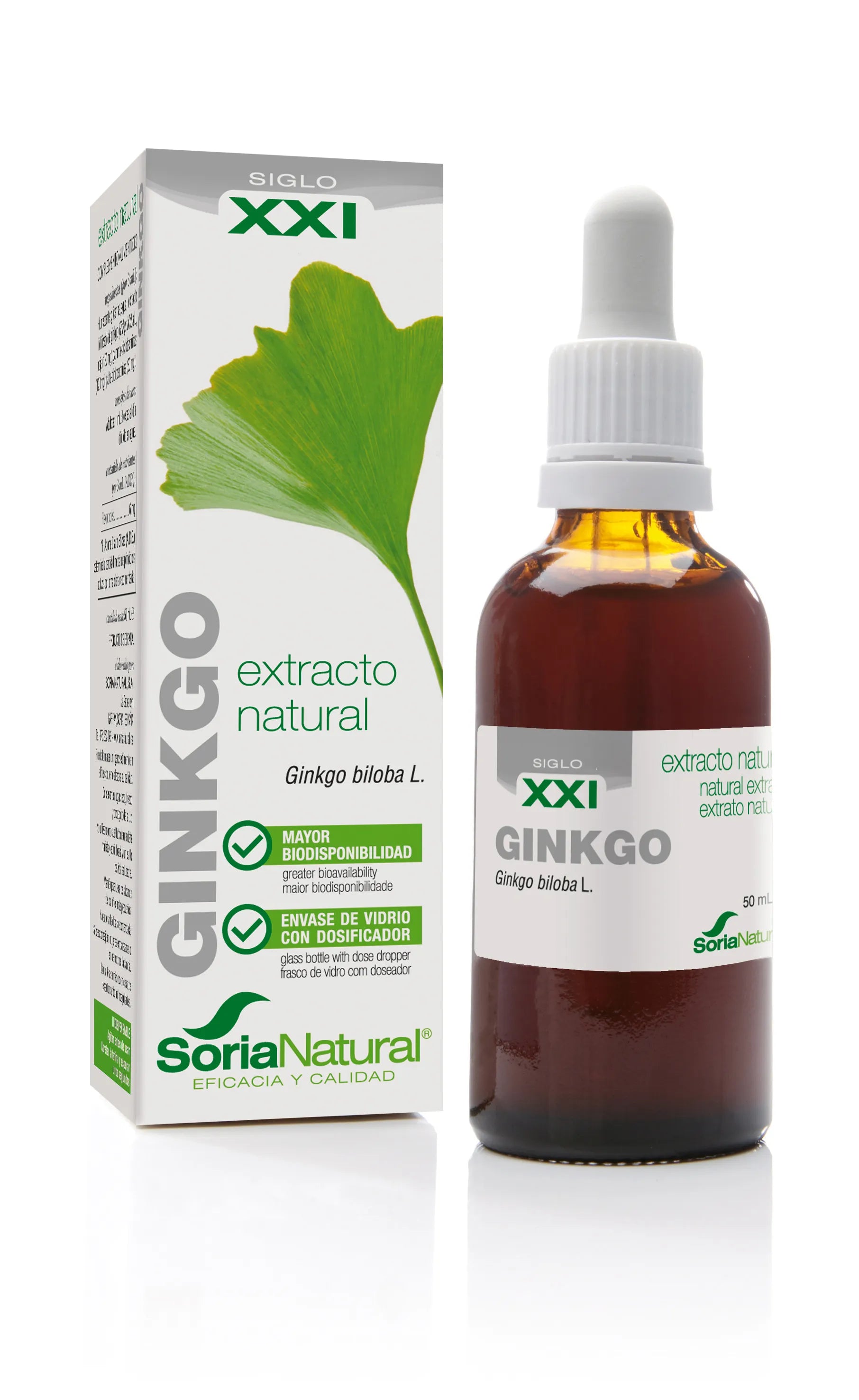 SORIA Ginkgo Biloba Extrakt 50ml Flasche