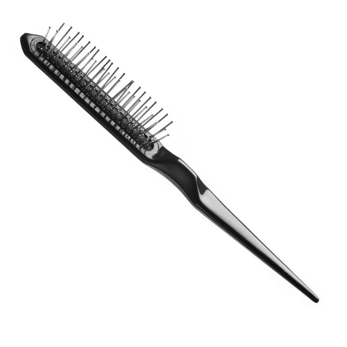 Eurostil Haarbürste mit Metallstiften Schwarz