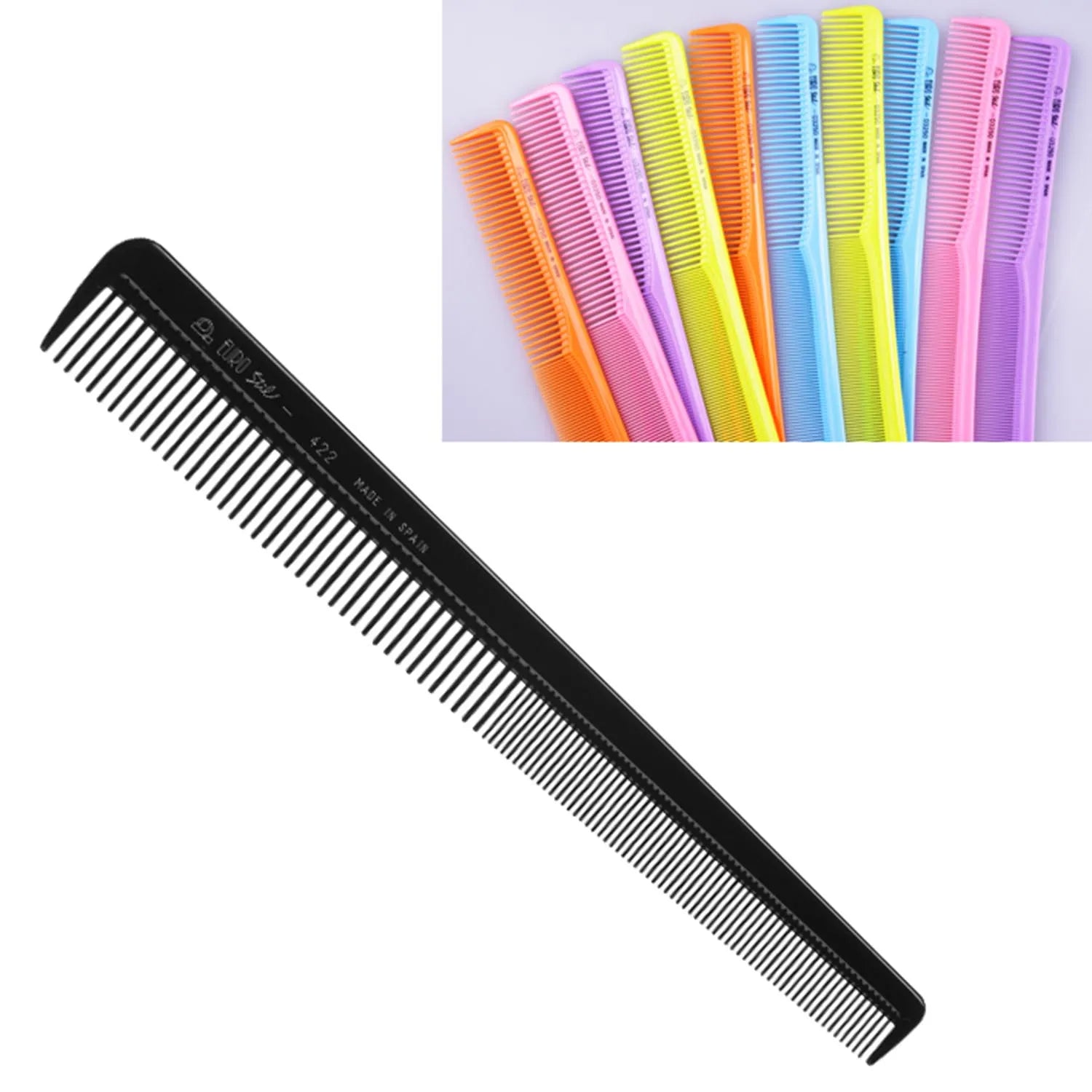 EUROSTIL Haar-Kamm 18 cm farbig