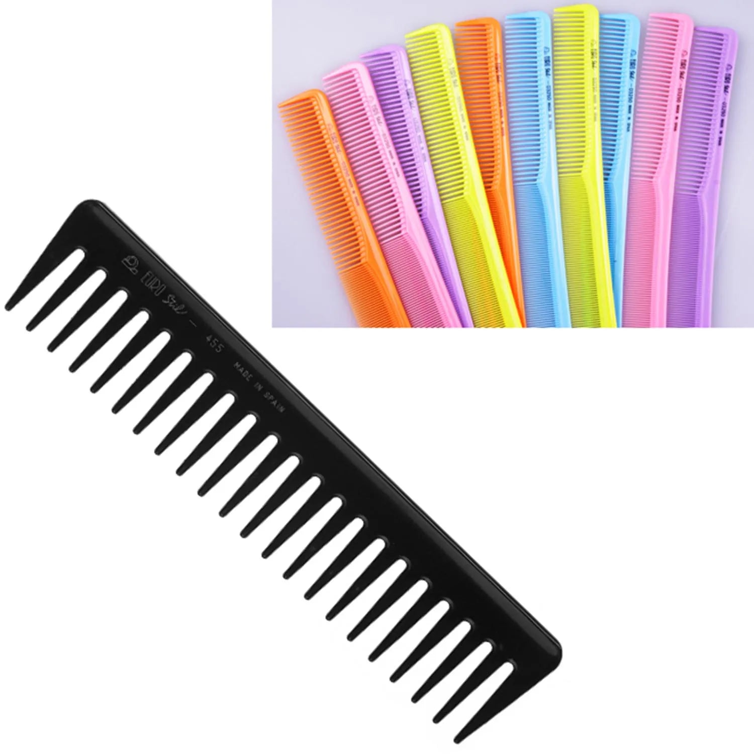 EUROSTIL Mechas Kamm 18 cm einfarbig