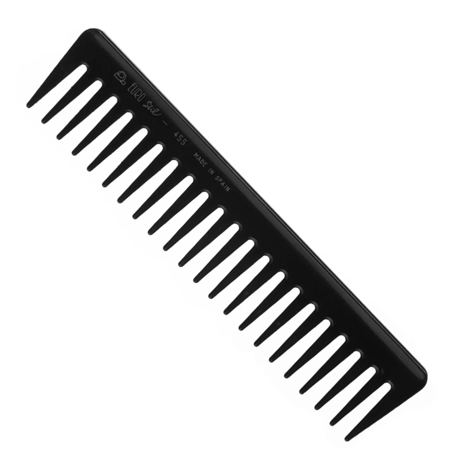 EUROSTIL Mechas Peine Negro schwarzer Haar Kamm