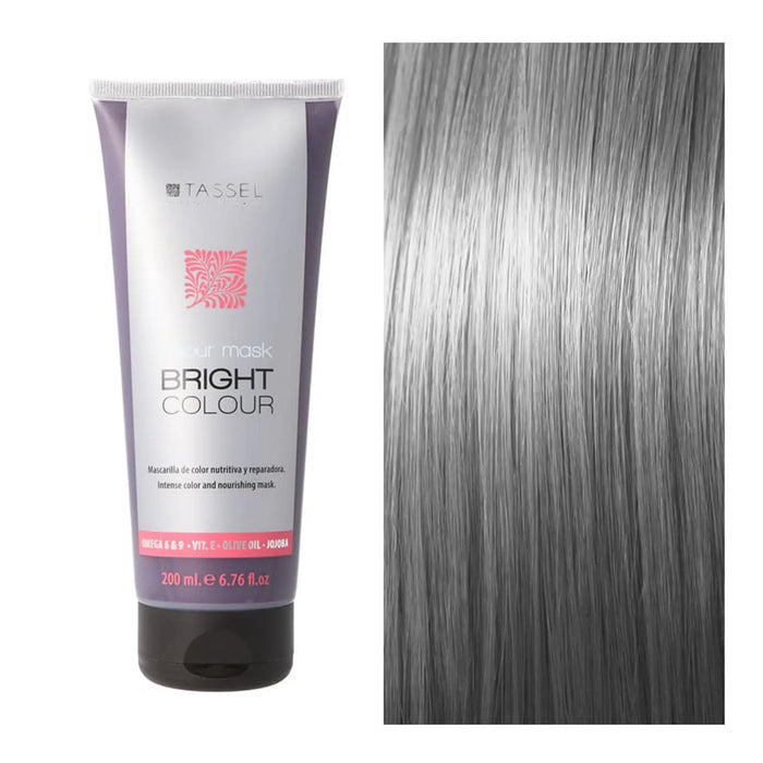EUROSTIL Bright Colour Haarmaske Grau 1 Stück