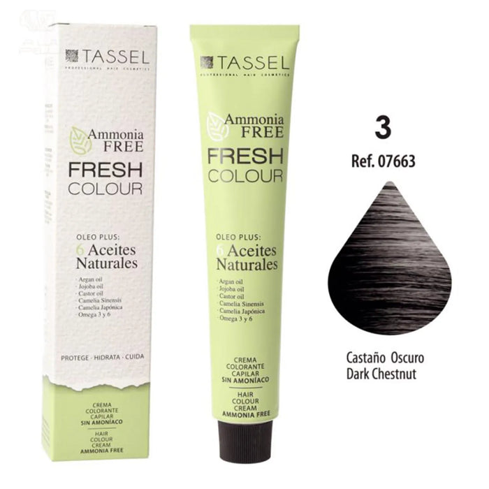 Eurostil Fresh Colour Crema Colorante Haarfarbe Dunkelbraun