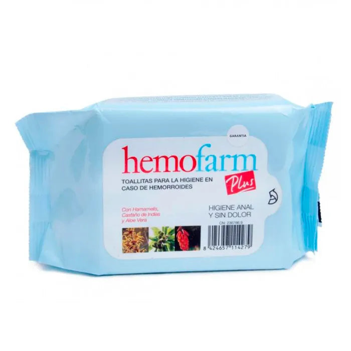 HEMOFARM Plus Tücher 40 Stück Verpackung