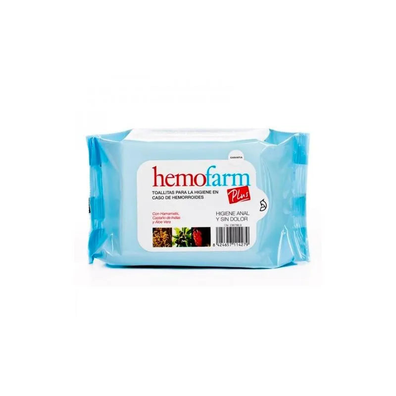HEMOFARM Plus Feuchttücher 20 Umschläge