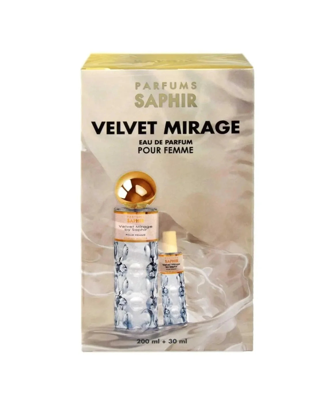 Saphir Velvet Mirage Eau de Parfum Spray 200ml Set