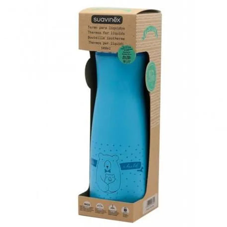 Suavinex Thermobecher Kinder 500ml Blau