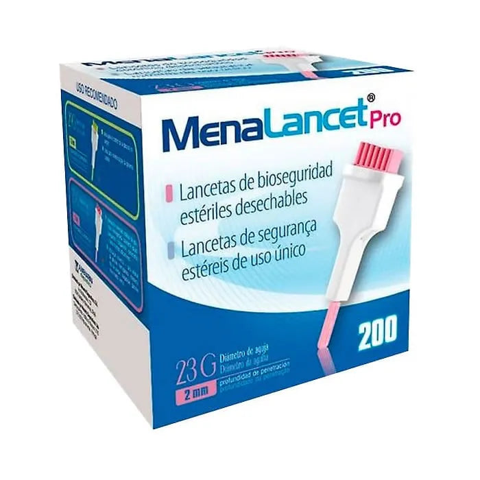 Menarini Menalancet Pro 23g 200 Lanzetten
