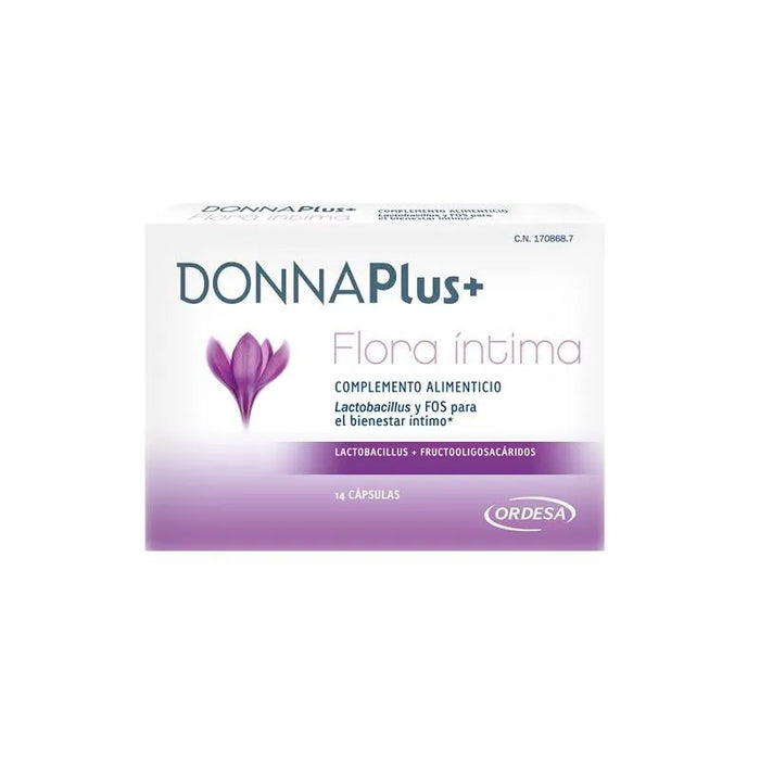 Donna Plus Flora Intima Plus Nahrungsergänzungsmittel 14 Kapseln
