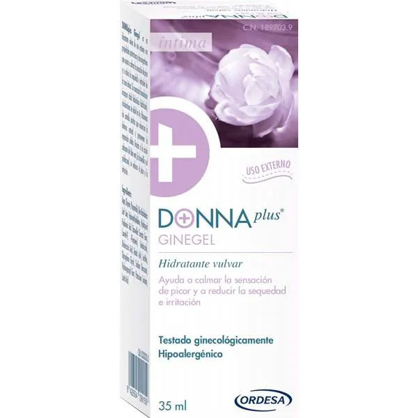 DONNA PLUS Ginegel feuchtigkeitsspendendes Vulvargel 50 ml