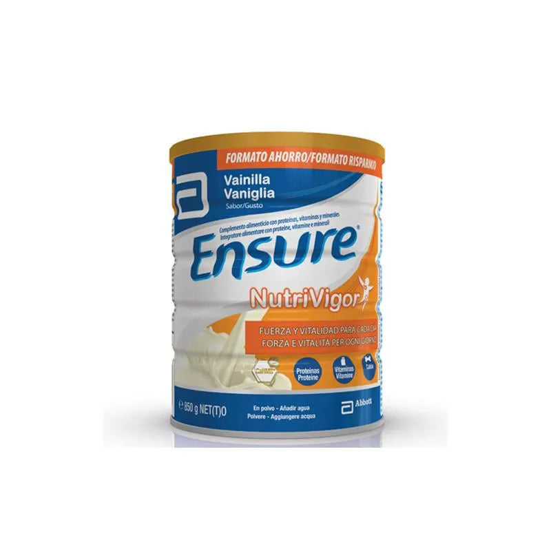 Ensure Nutrivigor Vanille Trinknahrung 850g Verpackung