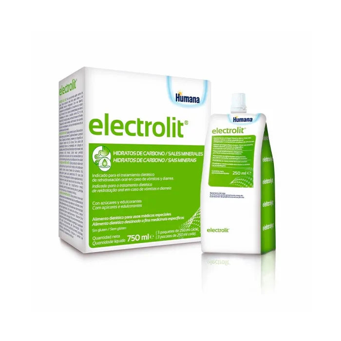 Humana Electrolit Elektrolytflüssigkeit 3x250ml Pack