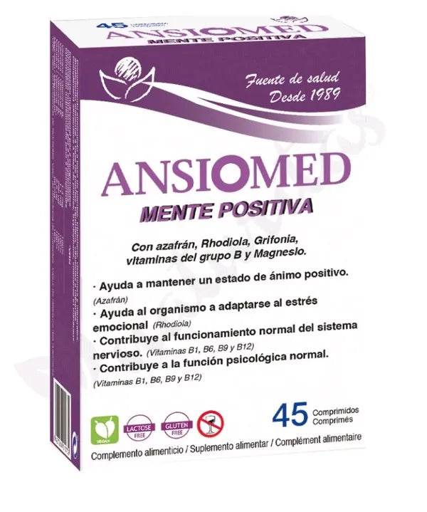 BIOSERUM Ansiomed Mente Positiva 45 Comprimidos