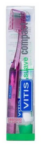 Vitis Kompakte weiche Zahnbürste Aloe 15ml
