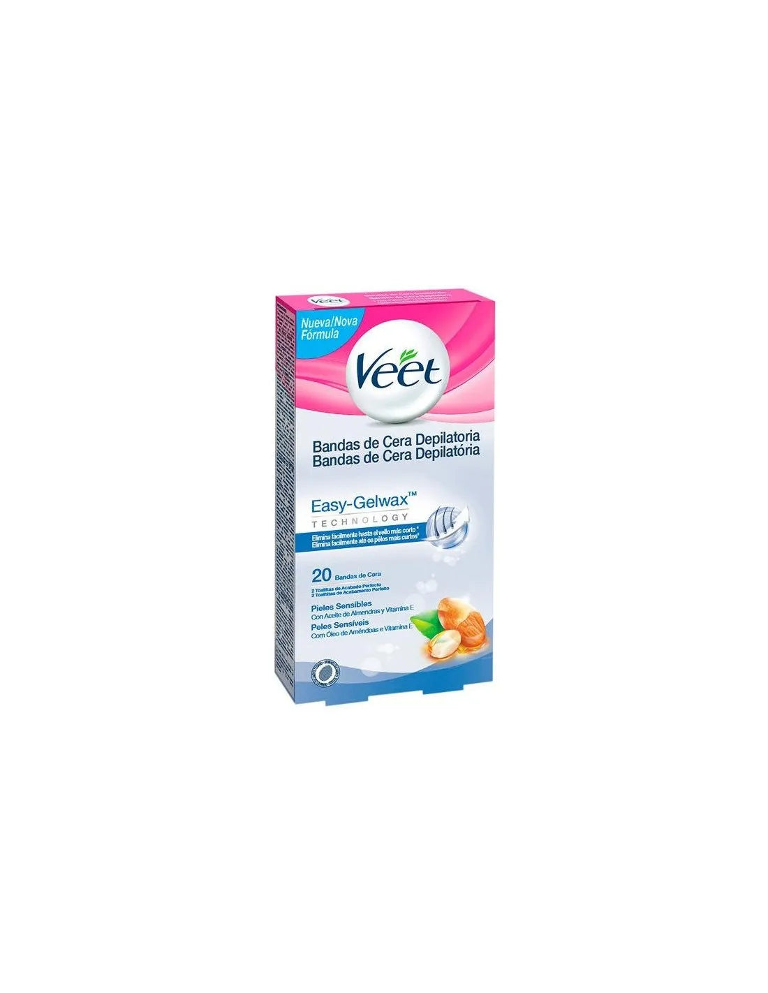 VEET Wachsstreifen für sensible Haut Körper 20 Stück