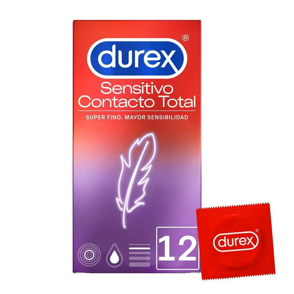 Durex Sensitivo Contacto Total Kondome Packung 12 Stück