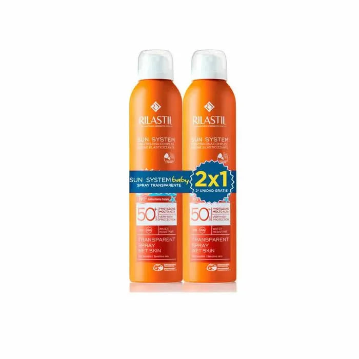 Rilastil Sun System Baby Spray Transparent SPF 50+ 2x200ml