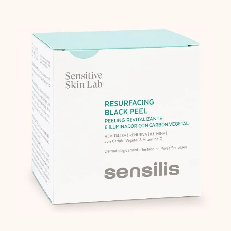 Sensilis Resurfacing Revitalisierendes Und Aufhellendes Schwarzes Peeling 50ml