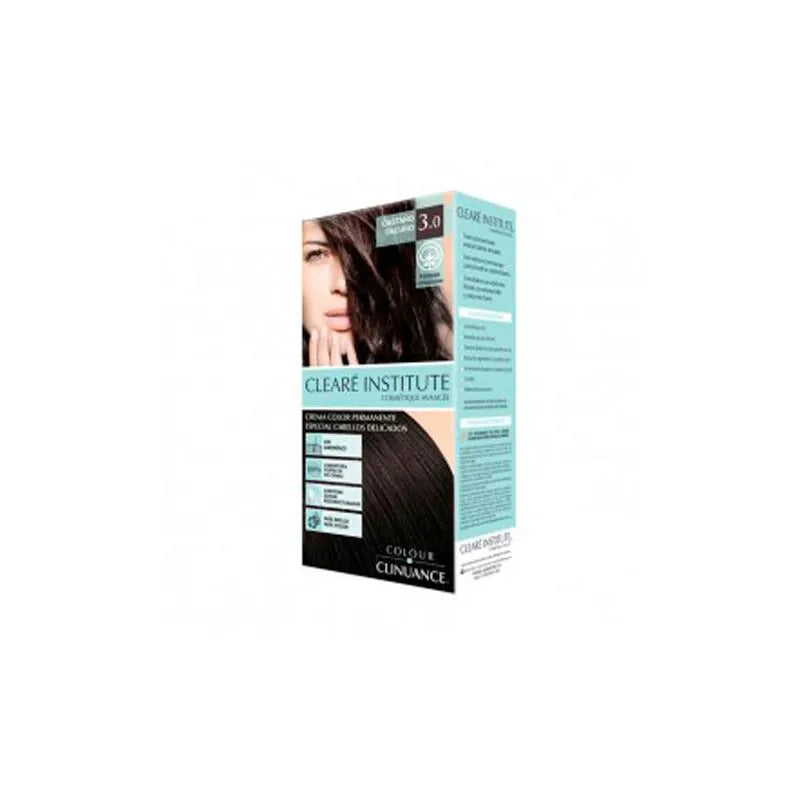 CLEARÉ INSTITUTE Colour Clinuance permanente Haarfarbe Dunkelbraun 170ml