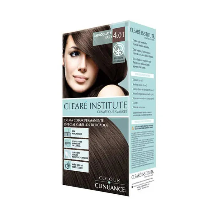 CLEARÉ INSTITUTE Colour Clinuance 4.01 Cold Chocolate Haarfarbe 60 ml