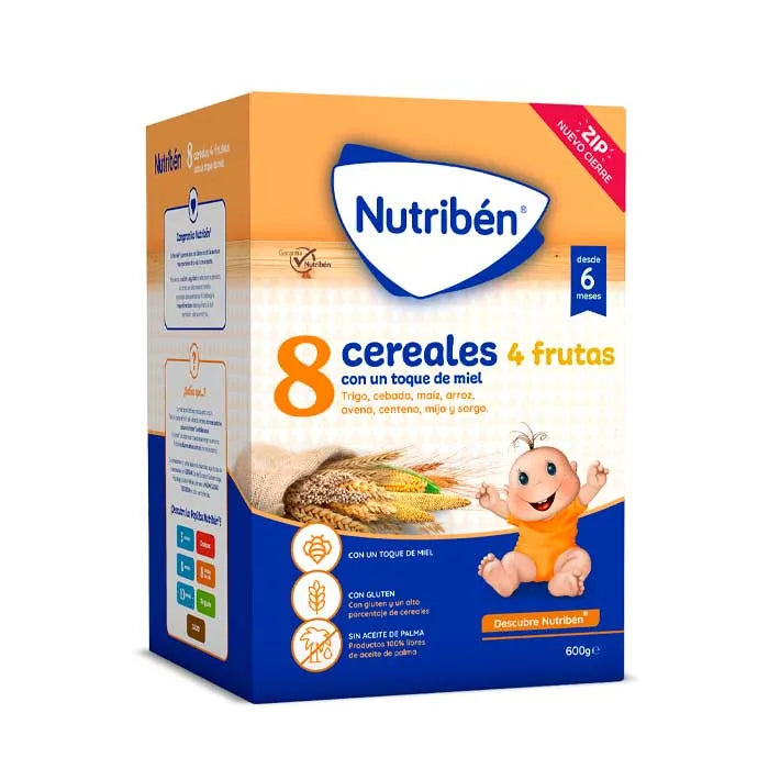 Nutribén 8 Müsli und Honig 4 Früchte 600g Babybrei