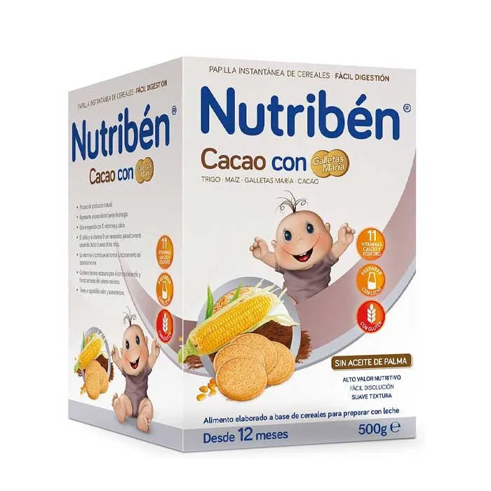 NUTRIBEN Kakao mit Maria Keksen 500g Verpackung