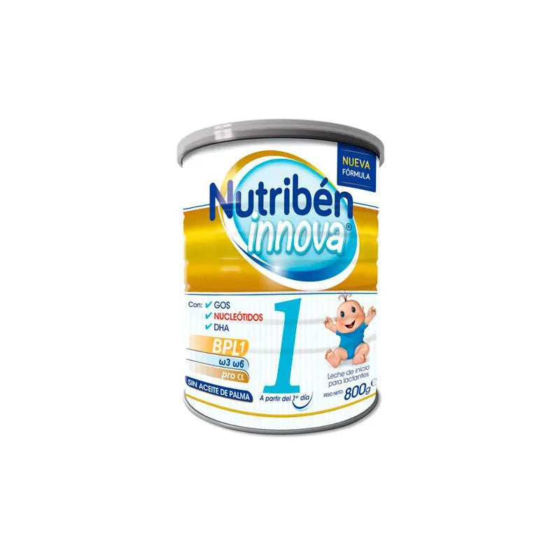 Nutribén Innova 1 Anfangsnahrung 800g Pulver Verpackung