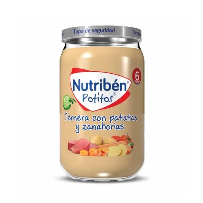 Nutribén Potito Rindfleisch, Kartoffeln und Karotten 235g Babybrei