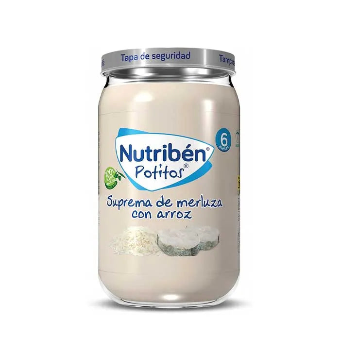 Nutribén Potito Seehecht mit Erbsen und Karotten 235g Glas