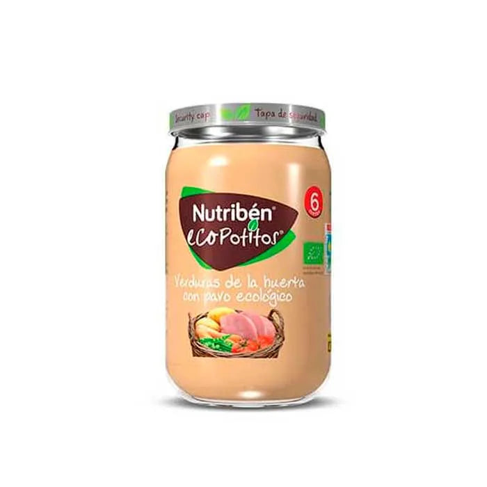 Nutribén Ecopotitos Babybrei Gemüse und Pute 235g