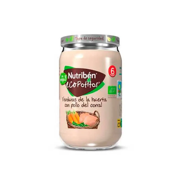 NUTRIBÉN Ecopótito Gemüse und Huhn 235g Babynahrung