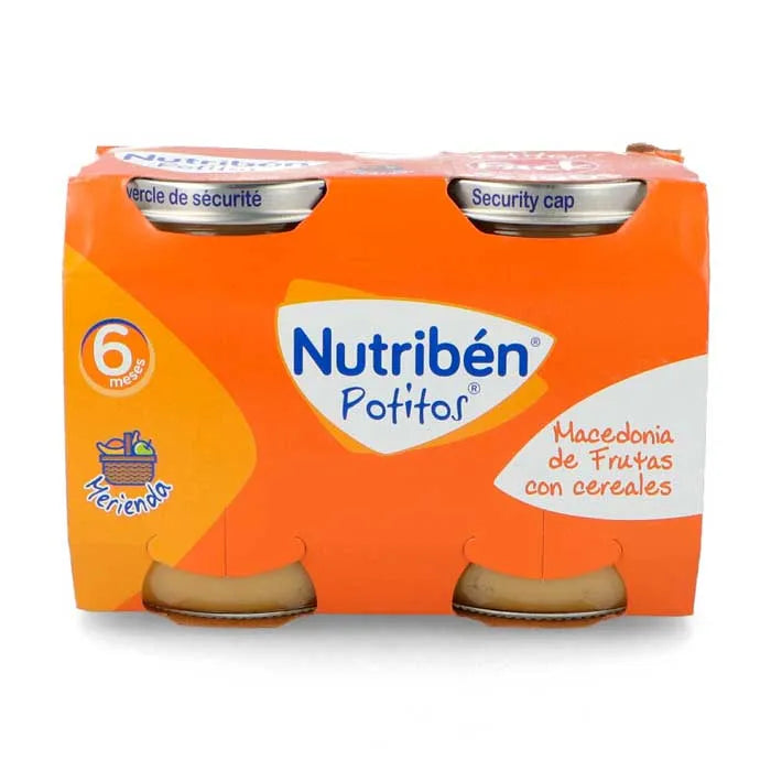 Nutribén Potito Obst und Müsli Babynahrung 2x190g