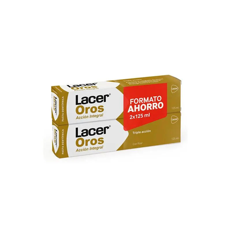 LACER Oros Zahnpasta Set 2 Stück