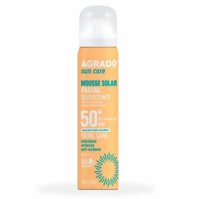 AGRADO Mousse Facial Sonnenschutz SPF 50 75ml
